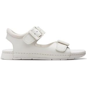 Clarks - 261764486, meisjes, wit, Wit, 35 EU