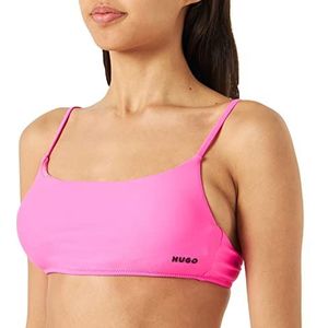 HUGO Dames Pure_Bralette Bikini_TOPBRALETTE, Black1, XL, zwart 1, XL