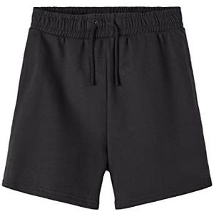 NAME IT Boy's NLMFENTO Sweat Shorts, Black, 164, zwart, 164 cm