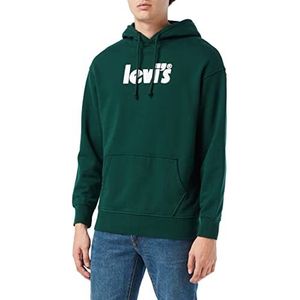 Levi's Heren Relaxed Graphic Sweatshirt Hoodie Hoodie, poster ponderosa pine, XXL