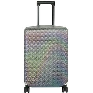 Explore Land Reisbagagehoes kofferbeschermer past op 18-32 inch bagage, Reflecterend Metallic, L (27-30 inch luggage)