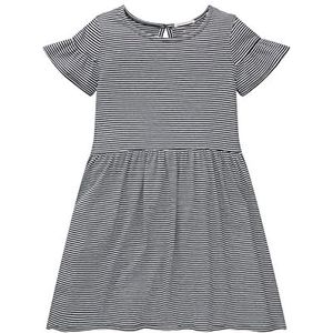 TOM TAILOR Meisjes Jurk 1035212, 31438 - Wool White Dark Blue Stripe, 92-98