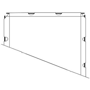 Draagbaar projectiescherm (112 inch) 250 cm formaat 16:9 250 x 141 cm wit canvas 2 meter demonteerbaar voor schermservice 2 m canvas projector randen en ogen voor projector 2 m