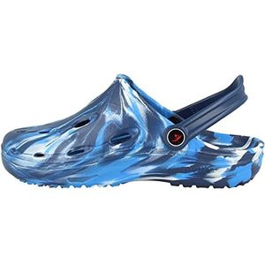 Chung Shi Dux Clog uniseks-volwassene Clogs Klompen, Navy Royal Weiss, 34/35 EU