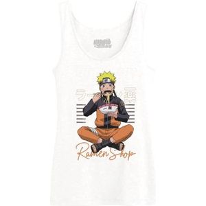 Naruto Shipudden Tanktop voor dames, Wit, XS