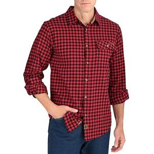 Legendary Whitetails Heren Buck Camp flanellen overhemd button-down-shirt, Mini Buffalo Check, XX-Large Big Tall