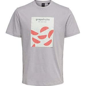 ONLY & SONS Men's ONSIKE REG SS New Tee NOOS T-shirt, Raindrops, XS