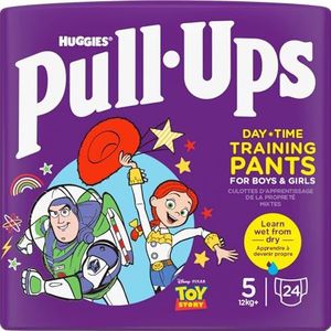 Huggies Pull-Ups, Explorers pull-ups voor 1,5-3 jaar, maat 5-6 luiers (48 broeken) - Flex and Protect - Luierbroek voor comfort - leuke ontwerpen