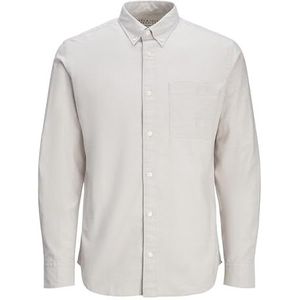 Jprbrook Oxford Shirt L/S Noos, Zomer zand/pasvorm: slim fit, M