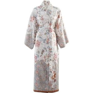 Bassetti Vicenza kimono, van 100% katoensatijn, in de kleur beige 41, maat: L-XL - 9325968