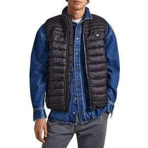 Pepe Jeans Balle Gillet Puffer Gilet voor heren, Zwart (zwart), XL