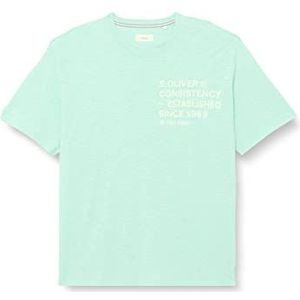s.Oliver Heren T-shirts met korte mouwen, Blauw Groen, XXL