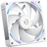 NZXT F140X Prestatiefan - 140mm PWM RGB PC - Max luchtstroom & statische druk - Laag geluidsniveau - LCP frame & bladen - Magnetisch vloeistofdynamisch lager - 30mm dik - Wit