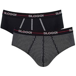 Sloggi Herenslip, verpakking van 2 stuks, Red - Dark Combination, XXL