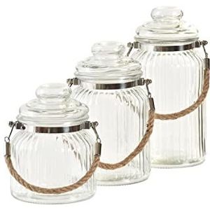 DKD Home Decor Set van 3 dozen, standaard