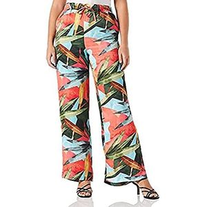 Mavi Dames bedrukte broek jeans, Bright Cobalt Mini Leaf Print, XS