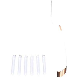 Cenocco, CC9086 Gezichtsepilator met ledlicht, led-licht voor precisie, zachte ontharing en peeling, professioneel design, verbetert het aanbrengen van make-up, 6 reservekoppen