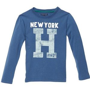 Tommy hilfiger - Fever 1 - shirt met lange mouwen - jongens, blauw (Ensign Blue), 10 Jaar