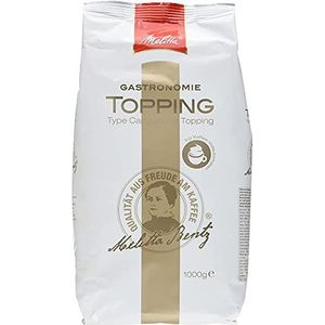 Melitta Professionele topping voor volautomatische koffiemachines, poedervormig, koffiewit (1 x 1000 g)