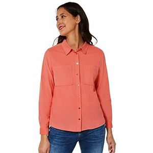 Street One Dames A343445 hemdblouse, Sunset Coral, 44, Sunset Coral, 44