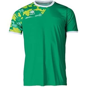 Luanvi Sportshirt voor heren | model Army in kleur groen | T-shirt van interlock-stof - maat 4XS, standaard, Groen, 4XS
