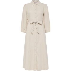 Cocktailjurk - Donkerblauw - 50% Linnen 50% LENZING™ ECOVERO™ Viscose