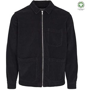 BY GARMENT MAKERS Sustainable; obviously! Unisex Matt The Organic Corduroy Jacket, Jet Black, M
