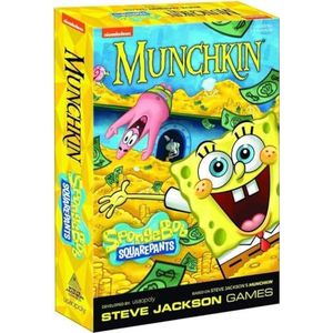 USA-OPOLY, Munchkin: SpongeBob SquarePants, Board Game, Ages 10+, 3-6 Players, 60-120 Minutes Playing Time