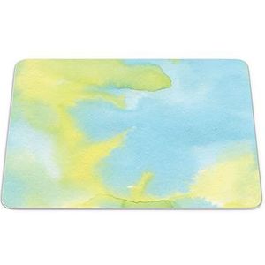 Bonamaison, Rechthoek digitaal bedrukte muismat, antislip onderkant, voor kantoor en thuis, afmetingen: 22x18 cm