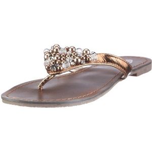 Buffalo Girl Dames 310209 PU Black 01 teenslippers, goud brons, 40 EU