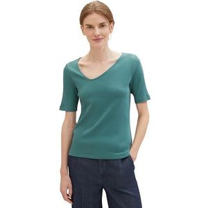 TOM TAILOR T-shirt voor dames, 10697 - Sea Pine Green, XXL