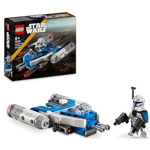LEGO Star Wars: The Clone Wars Captain Rex Y-wing microfighter, Bouwbaar Speelgoed Ruimteschip Om te Verzamelen, Rollenspel Cadeau voor Jongens en Meisjes vanaf 6 jaar 75391