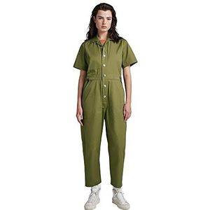 G-STAR RAW G-Star Denim broek voor dames, chino biker pant cargo overalls, groen, M, groen, M
