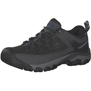 KEEN Men's Targhee iii Leather wp-m Hiking Shoe, Steel Grey/Captains Blue, 10.5 M US