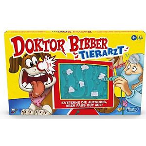 Doctor Bibber Dierenartsspel voor 2 of meer spelers, voor kinderen vanaf 6 jaar, met grappige geluiden en alarm