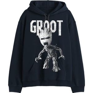 Marvel Sweatshirt met capuchon voor heren, Marine., S