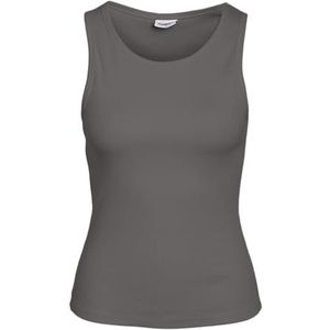 Nmmaya S/L Regular Tank Top Noos, Charcoal Gray, M