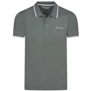 Teddy Smith Polo PASIAN 2 MC, Vintage kaki, XXL