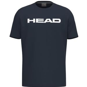 HEAD - Club Original - Tennisshirt - Navy - Katoen/Polyester/Elastaan