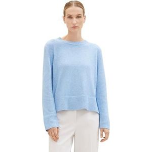 TOM TAILOR Damestrui, 34910 - Light Fjord Blue Melange, M