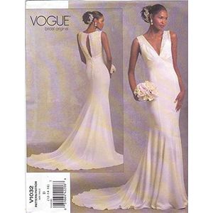 Vogue V1032 VGE D (12-16) naaipatroon om te naaien, elegant, extravagant, modieus