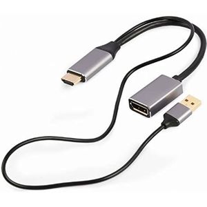 Gembird A-HDMIM-DPF-02 câble vidéo et adaptateur 0,1 m HDMI Type A (Standard) DisplayPort Noir