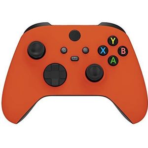 eXtremeRate Voorste Cover voor Xbox Series X S Controller,Vervanging Custom Shell Case Faceplate voor Xbox Series X S Controller Model 1914(Zonder Controller)-Oranje