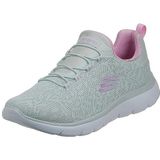 Skechers Summits Sneakers voor dames, Lichtgrijze Mesh Lavendel Trim, 41 EU