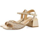 Gioseppo - 72292 - Sandalen - Goud - Lederen Bovenkant - Middelhoge Hak