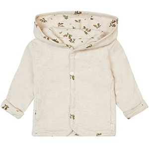 Noppies Baby Unisex Baby U Vest Niederau REV gebreide vesten, RAS1202 Oatmeal-P611, 74, Ras1202 Oatmeal - P611, 74 cm