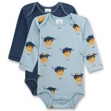 Sanetta Baby-jongens 324844 ondergoed, blauw, 56, blauw, 56 cm