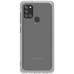 OKKES Anymode Samsung Galaxy A21s A Cover, Engineering Technology, Duurzaam materiaal, Zacht Flexibele Premium Randen, Volledige Bescherming, Transparant, GP-FPA217KDATW