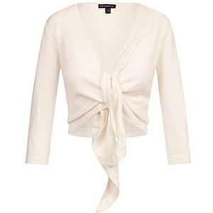 ApartFashion Dames gebreide jassen korte trui, crème, normaal