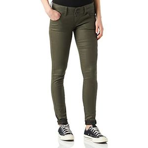 LTB Jeans - Dames - Julita X - Low Waist - Slim Fit Jeans - Broek, Burnedolive Coated Wash 53513, 24W / 34L